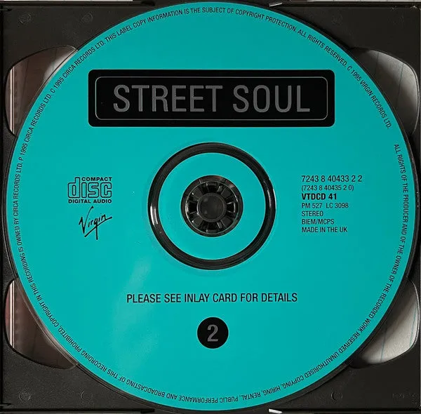Various Street Soul 2xCD samling brukt R&B soul