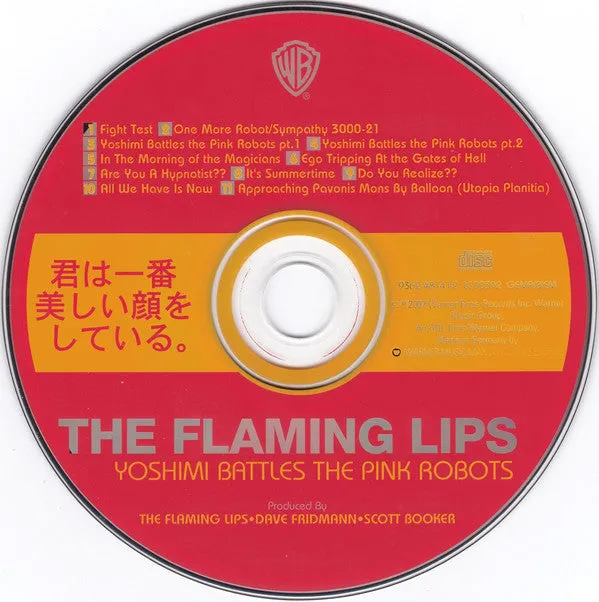 Flaming Lips Yoshimi Battles Pink Robots CD brukt
