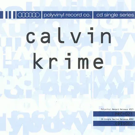 Calvin Krime 3 x 3 For 3 1/2 CD singel forseglet
