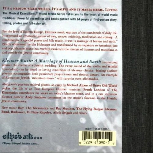 Various Klezmer Music Marriage Heaven Earth CD brukt samling