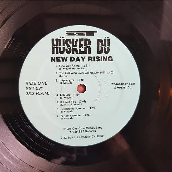Hüsker Dü New Day Rising LP brukt reissue punk