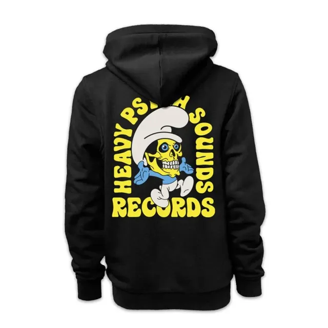 Heavy Psych Sounds #63 zip hoodie svart glidelås