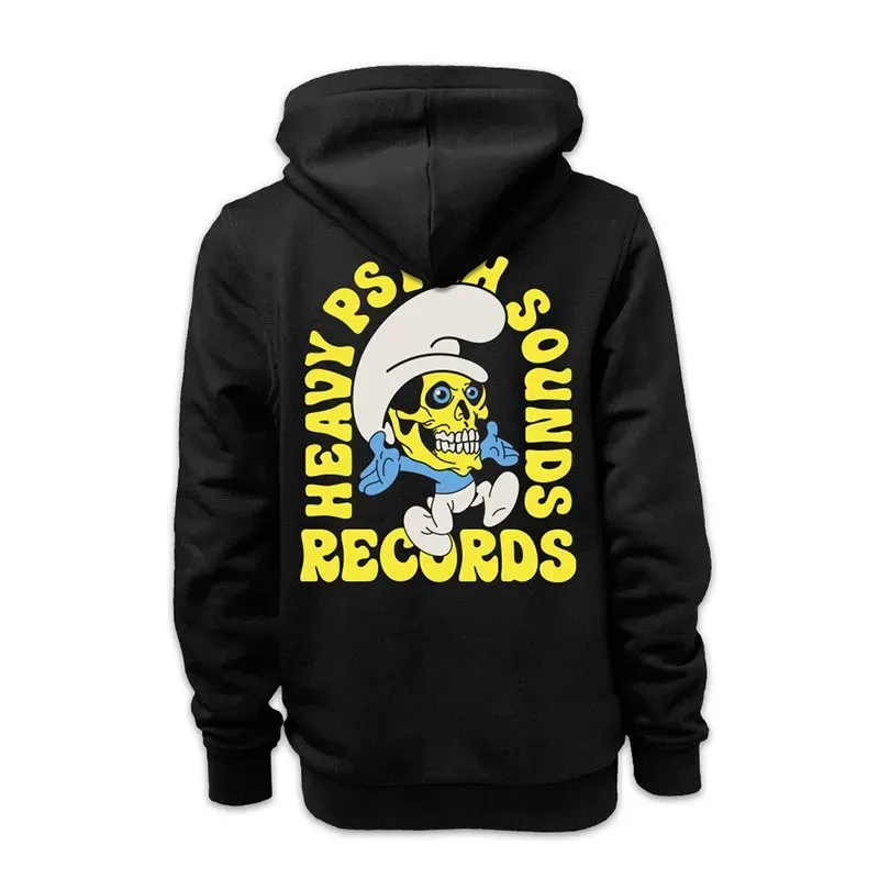 Heavy Psych Sounds #63 zip hoodie svart glidelås