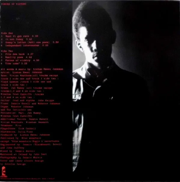 Linton Kwesi Johnson Forces Of Victory LP brukt dub