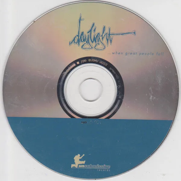 Daylight When Great People Fall CD brukt hardcore punk