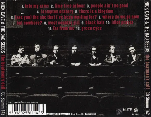 Nick Cave Boatman's Call CD brukt piano indie 1997