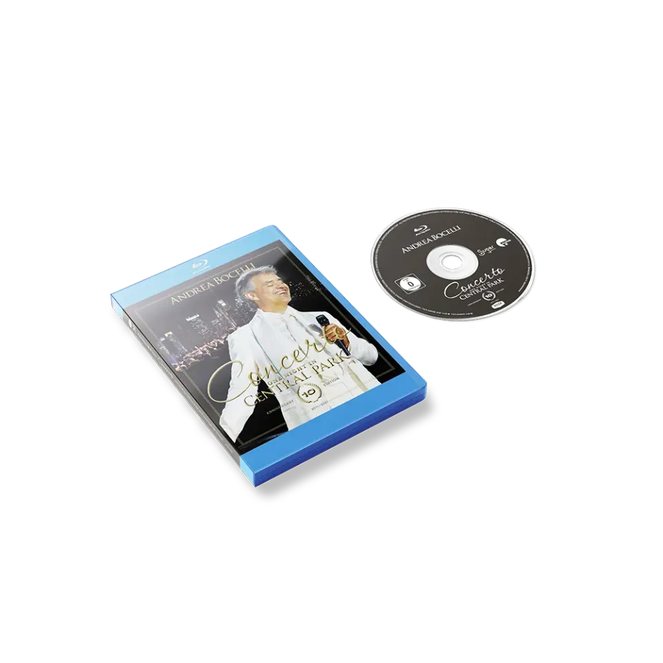 Verve Andrea Bocelli Concerto Central Park Blu-ray