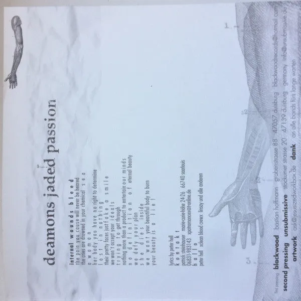 Springwater Linsay Deamons Split 7" brukt hvit vinyl