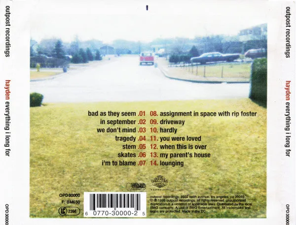 Hayden Everything I Long For CD brukt VG+ folkrock