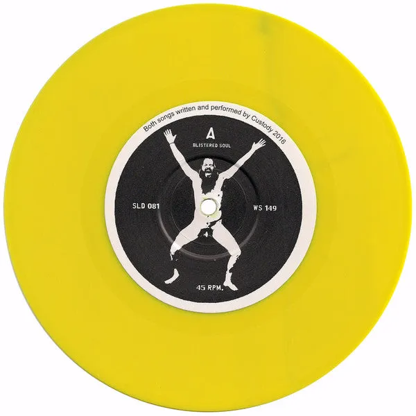 Custody Blistered Soul 7" gul vinyl pop punk