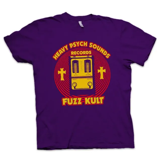 Heavy Psych Sounds #12 t-skjorte purple bomull