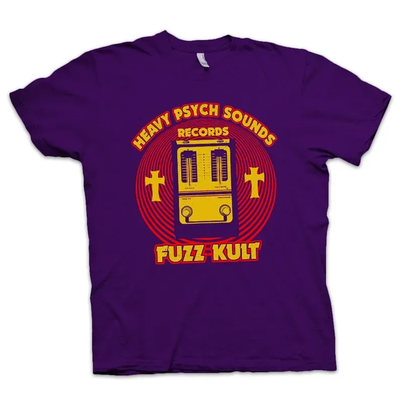 Heavy Psych Sounds #12 t-skjorte purple bomull