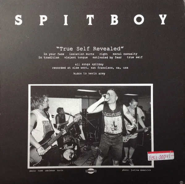 Spitboy True Self Revealed LP brukt hardcore
