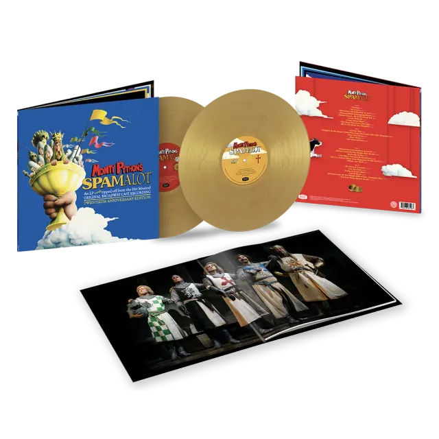 Monty Python Spamalot vinylplate gull 2LP