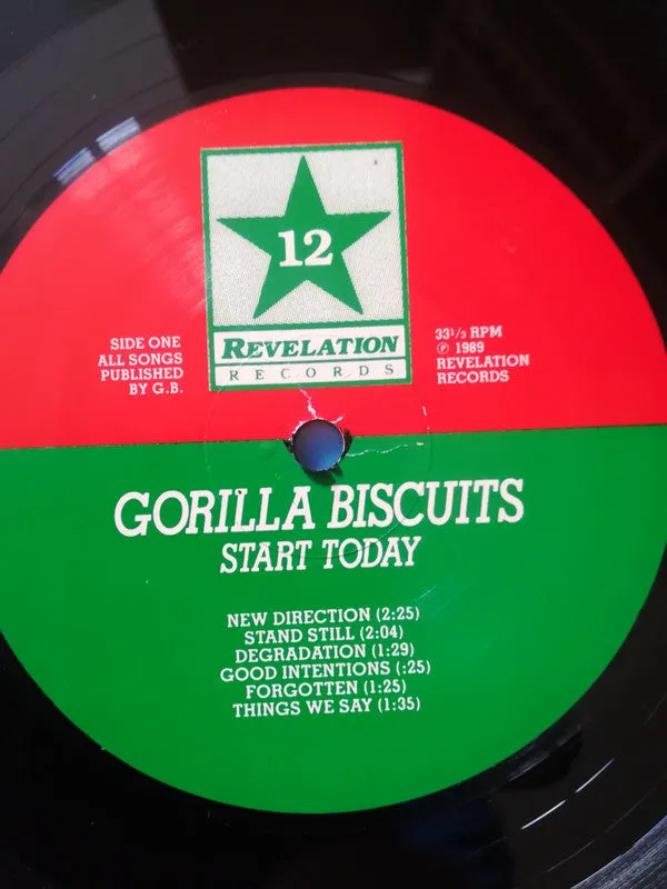 Gorilla Biscuits Start Today LP brukt
