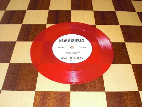 New Bruises / The Amistad split 7" rød vinyl brukt