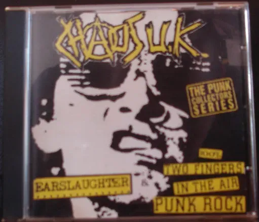 Chaos U.K. Earslaughter CD brukt samling hardcore