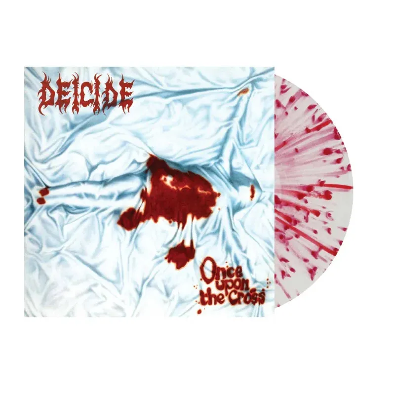 Deicide Once Upon the Cross LP splatter vinyl
