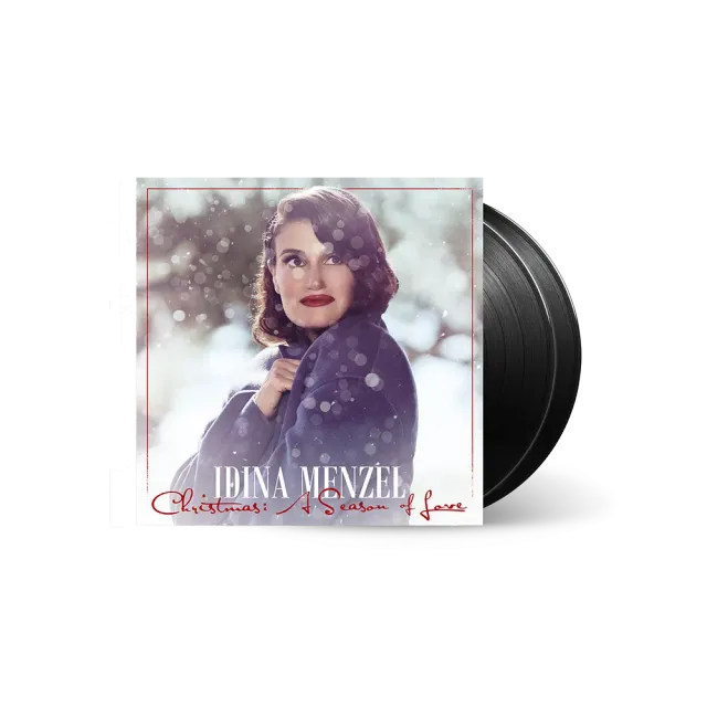 Idina Menzel Christmas vinylplate signert cover
