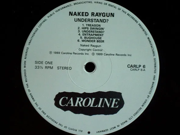 Naked Raygun Understand? LP brukt vinyl tysk pressing