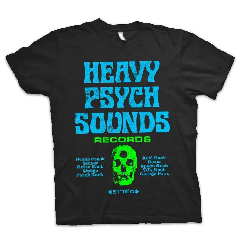 Heavy Psych Sounds #04 t-skjorte svart bomull