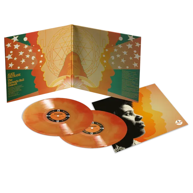 Verve Alice Coltrane Carnegie Hall LP oransje vinyl