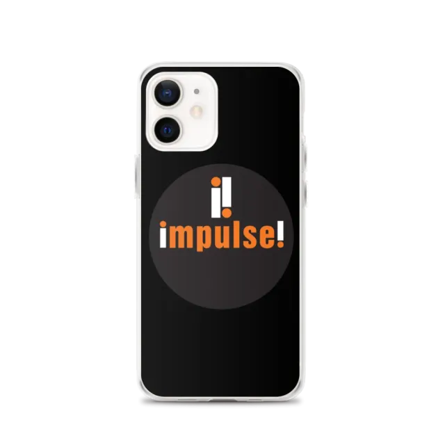 Impulse Classic Logo iPhone 12 deksel svart