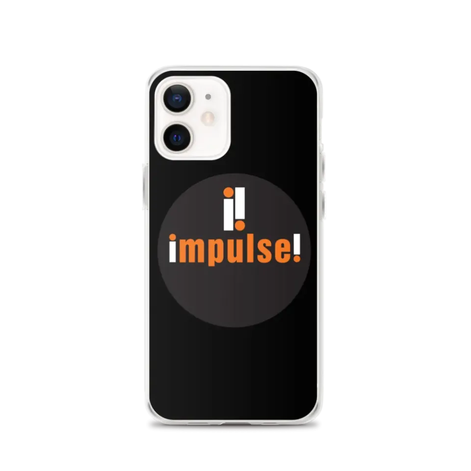 Impulse Classic Logo iPhone 12 deksel svart