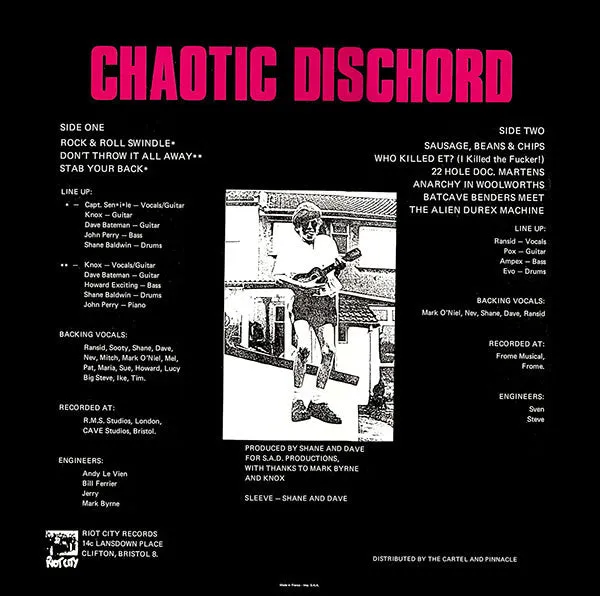 Chaotic Dischord Don’t Throw It All Away 12" vinyl brukt