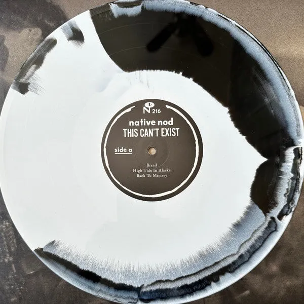 Native Nod This Can’t Exist LP brukt sort-hvit vinyl emo