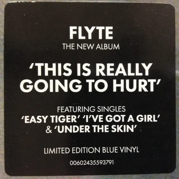Flyte This Is Really Going To Hurt LP blå vinyl brukt