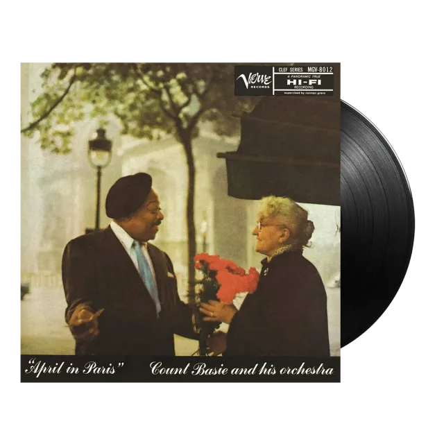 Verve Count Basie April In Paris LP storband