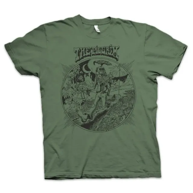 Heavy Psych Sounds The Pilgrim #01 tshirt grønn svart