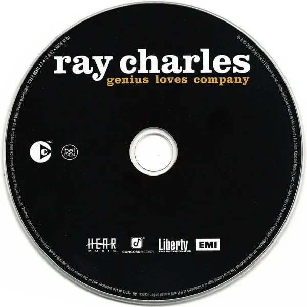Ray Charles Genius Loves Company CD album brukt duetter