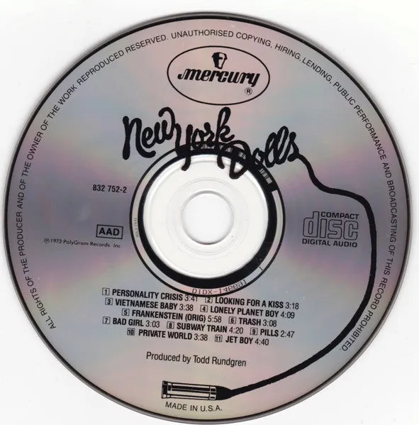 New York Dolls New York Dolls CD brukt glam