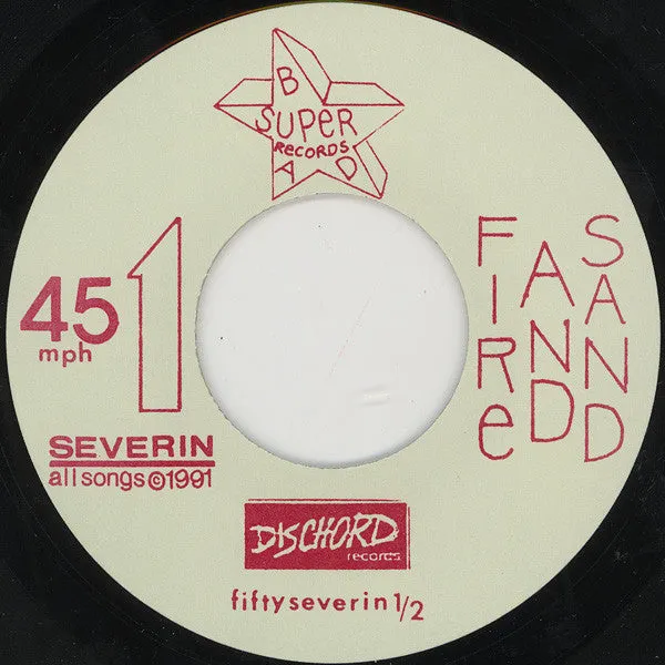 Severin Fire And Sand 7" vinylsingel brukt indie rock