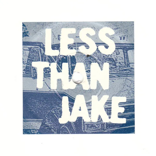 Less Than Jake Goodbye Blue & White LP hvit vinyl brukt