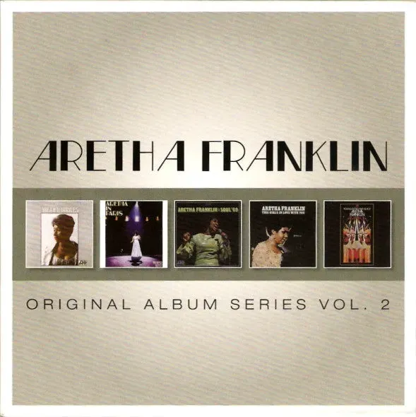 Aretha Franklin Original Album Series Vol.2 5CD boks brukt