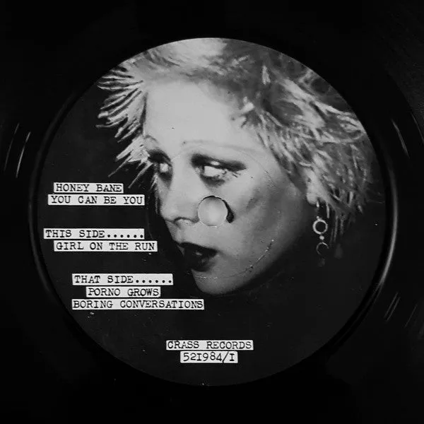 Honey Bane You Can Be You 7" singel brukt punk