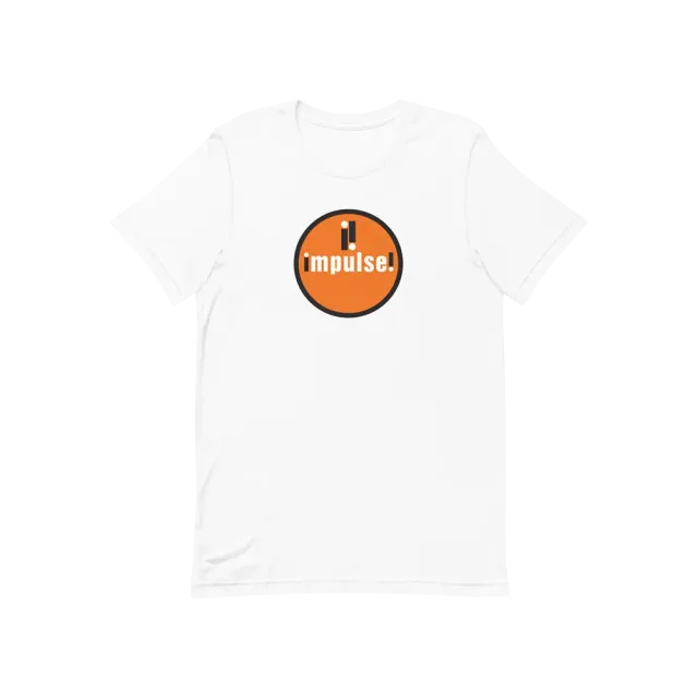 Impulse Classic Logo T-skjorte hvit bomull