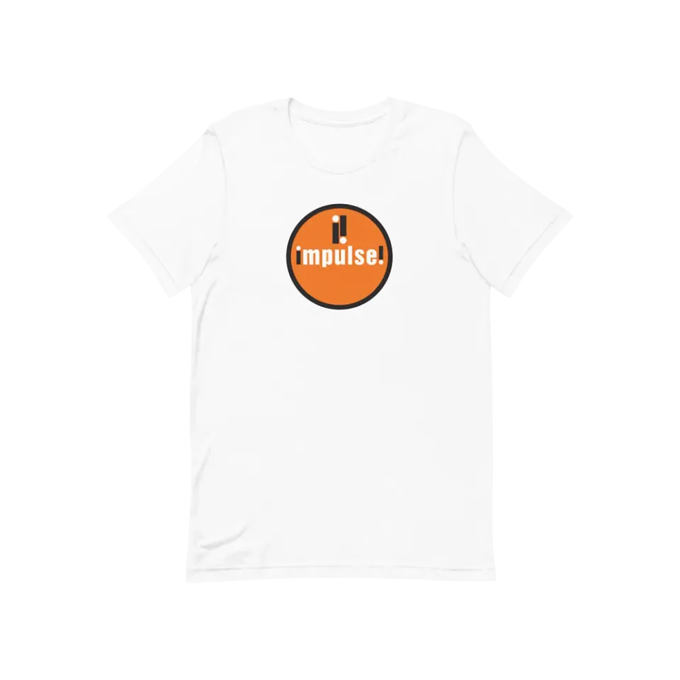 Impulse Classic Logo T-skjorte hvit bomull
