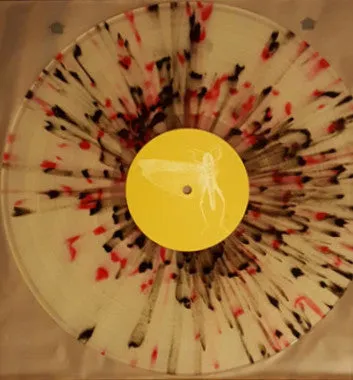 The Locust New Erections LP vinyl brukt clear
