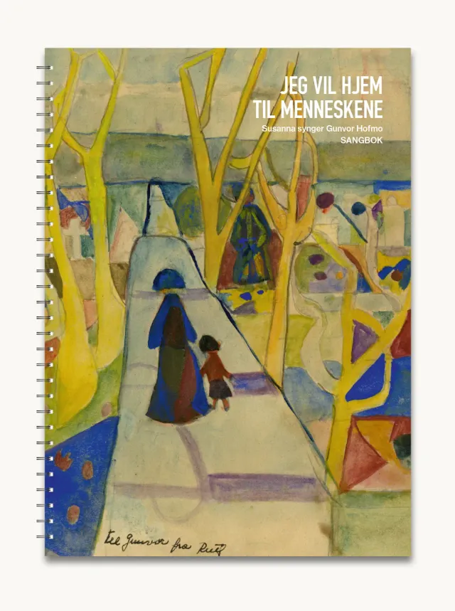 Susanna Jeg vil hjem til menneskene sangbok noter og dikt