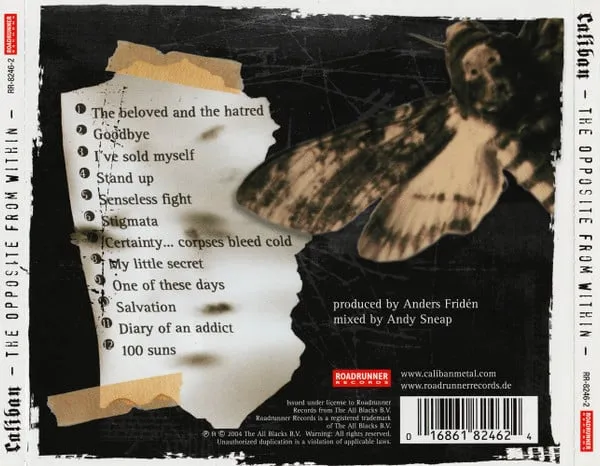 Caliban The Opposite From Within CD brukt – metalcore
