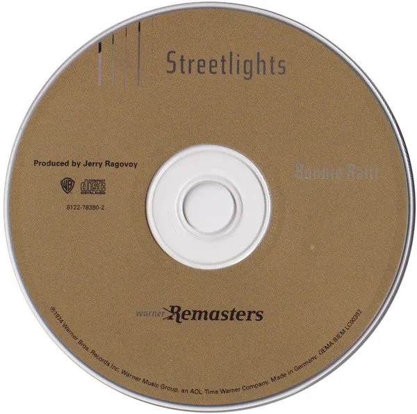 Bonnie Raitt Streetlights CD album brukt bluesrock
