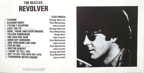 The Beatles Revolver CD album brukt psykedelisk