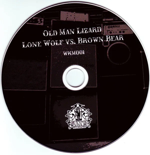Old Man Lizard Lone Wolf Vs. Brown Bear CD brukt stoner