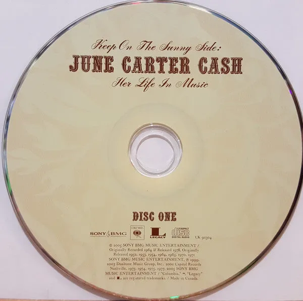 June Carter Cash Keep On Sunny Side 2xCD brukt country