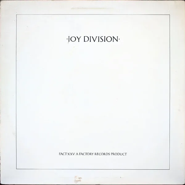 Joy Division Closer LP vinyl brukt Factory 1980