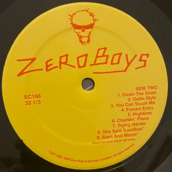 Zero Boys Vicious Circle LP remaster brukt punk